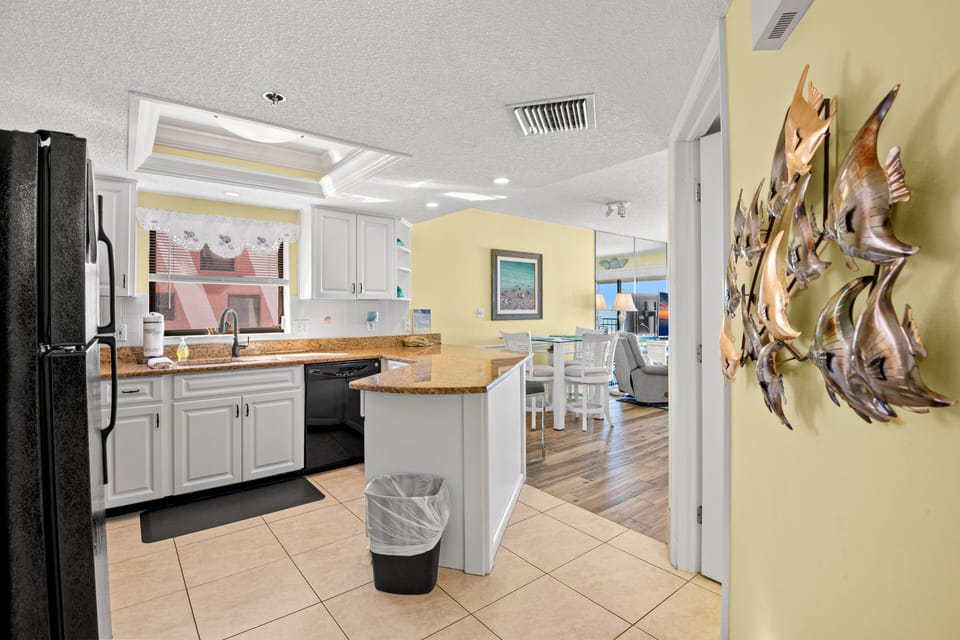 A well stocked kitchen, for your convenience