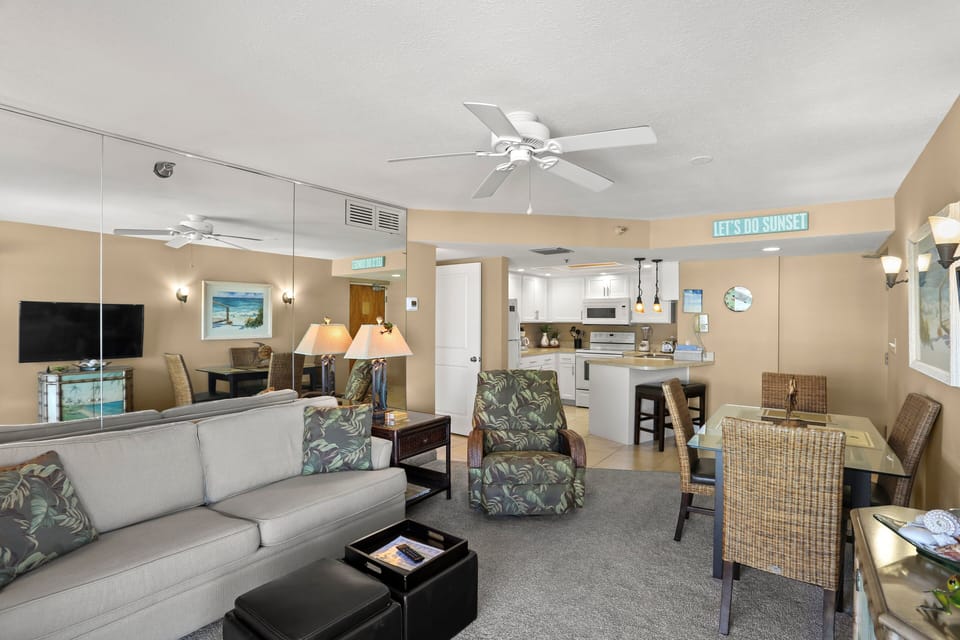 Living Room with Balcony Access