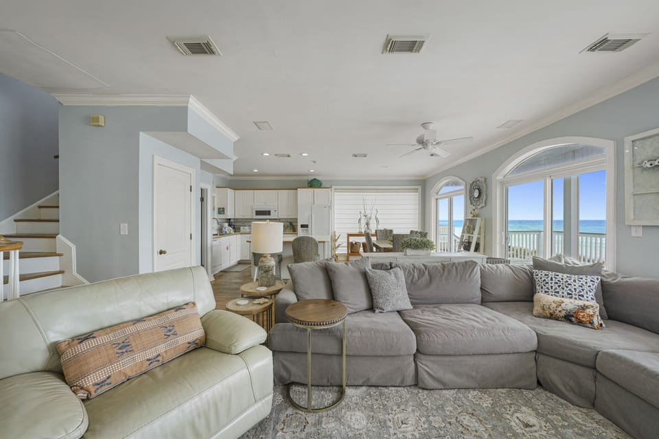 Fully furnished living room