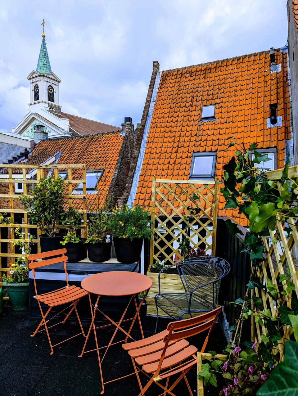 A private terrace for you to use in the quiet residential neighbourhood.