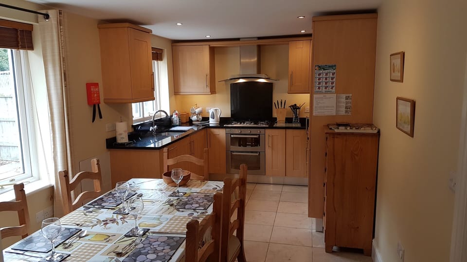 Kitchen and dining area