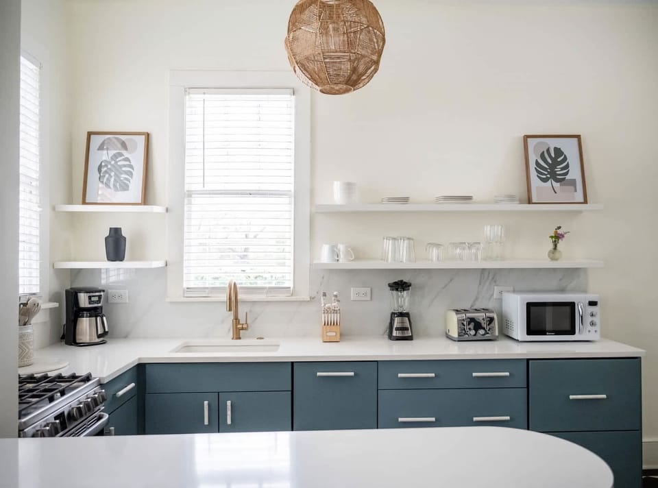 Fully stocked kitchen