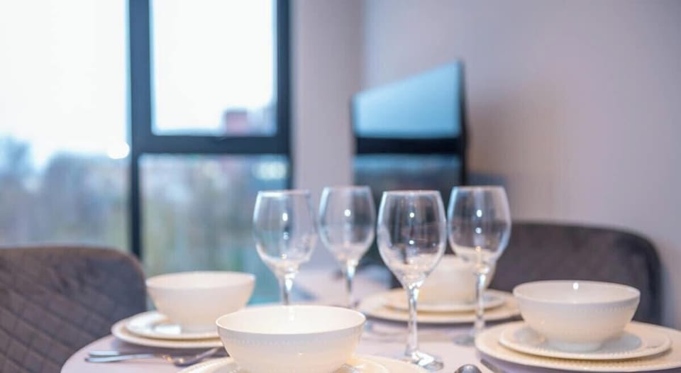 Dining at Valore Property Services Short Lets & Serviced Accommodation