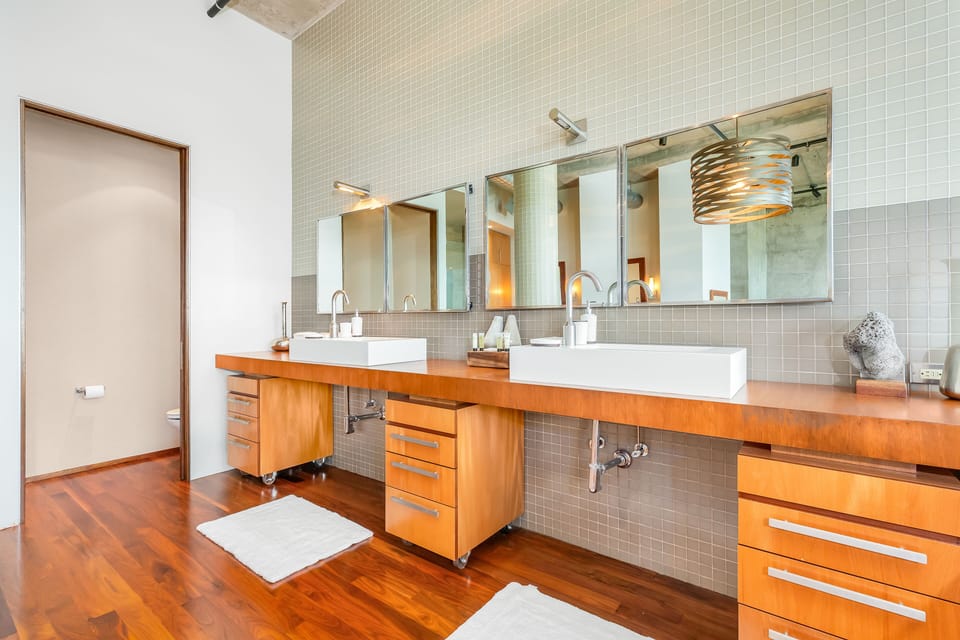 Master Bathroom with Double Sink