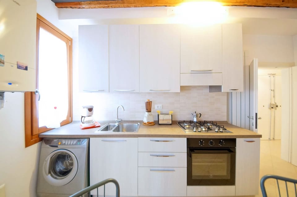 Apartment | Private kitchen | Full-size fridge, microwave, oven, stovetop