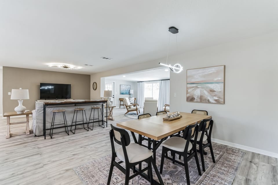 Elegant touches are found throughout the home to complete Coastal Comfort feel.