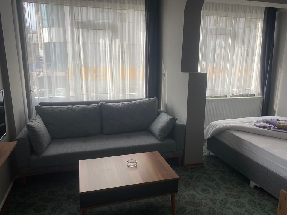 Comfort Studio Suite | Premium bedding, desk, soundproofing, bed sheets