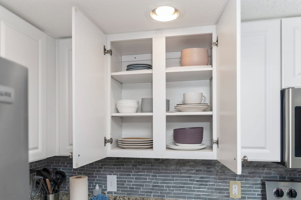 Our kitchen is fully stocked and ready for your culinary needs.