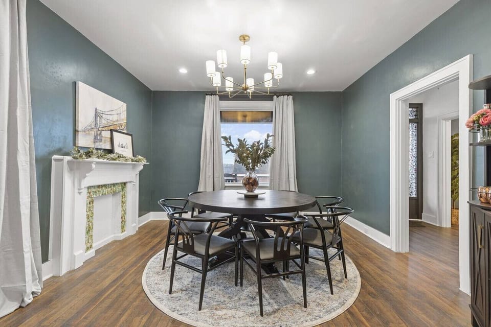 Gather 'round for good food and great company in our inviting dining room.