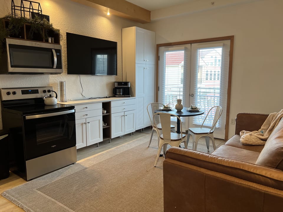 Brand new space, uncluttered and inviting.