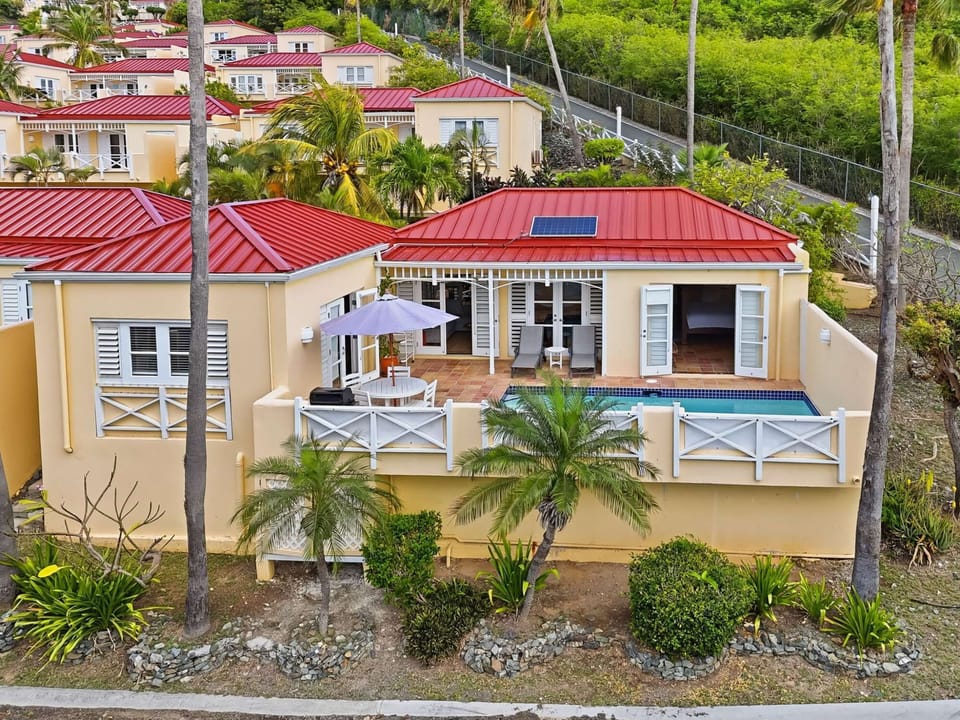 Private villa with a secluded pool and inviting outdoor living.