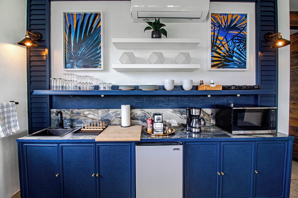 Panoramic Suite, 3 Bedrooms, Terrace, Ocean View | Private kitchenette | Cookware/dishes/utensils