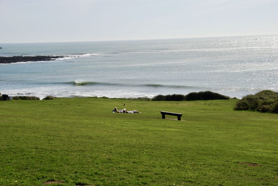 Glorious view from the green. Great place to have a picnic.