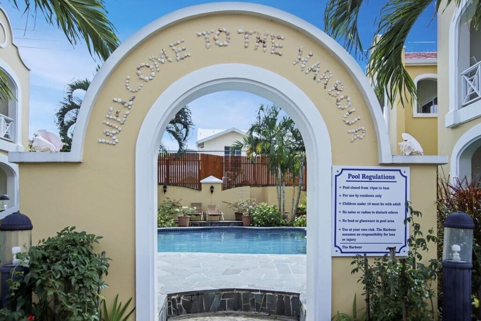 Entrance to the shared pool.