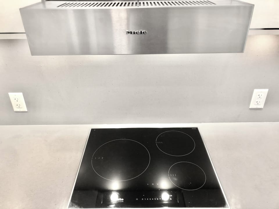 Miele Induction Stove Top and Vent Fan