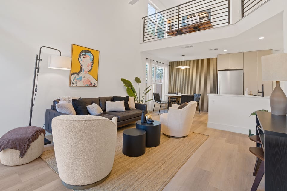 Loft-style design.