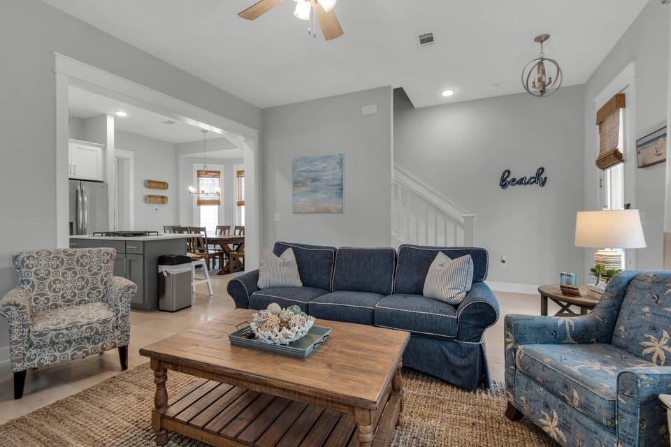 The excitement, is never too far away with this open concept living, dining and kitchen area. Queen sleeper sofa