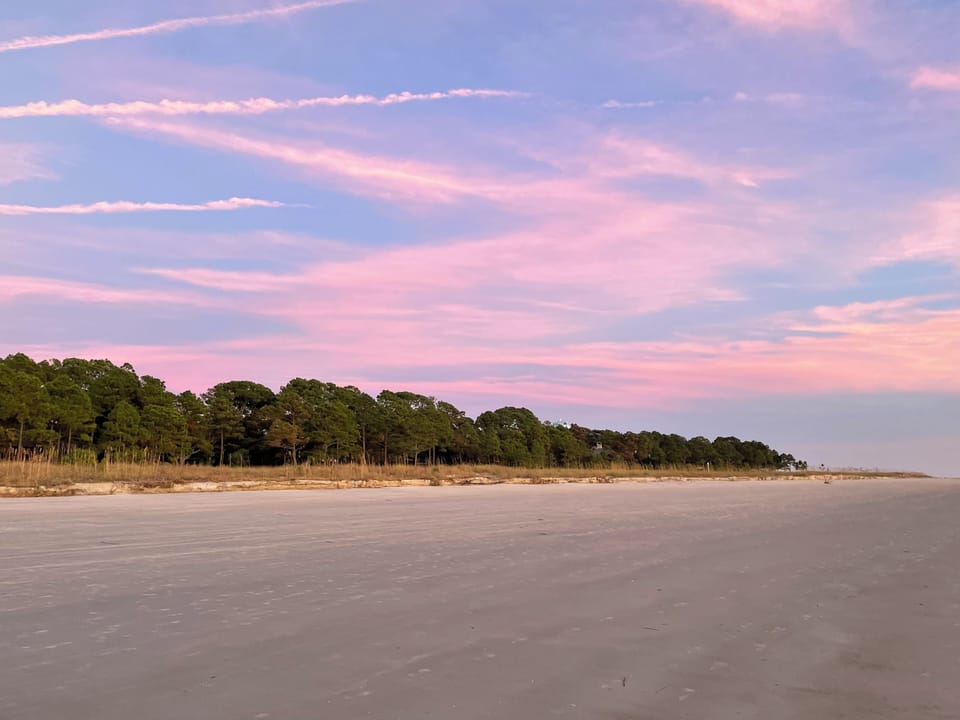 Sea Pines Beach view early morning 