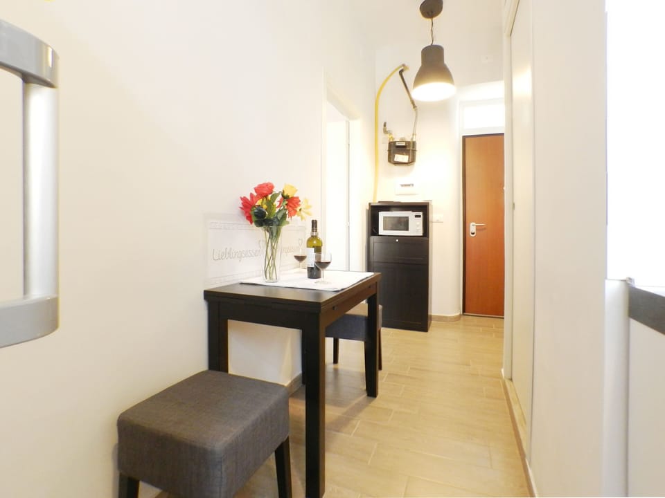 Apartment | Living area | 28-inch flat-screen TV with digital channels