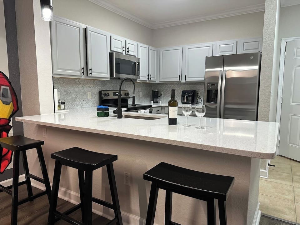 Fully renovated and equipped kitchen is the perfect canvas for your family meals.