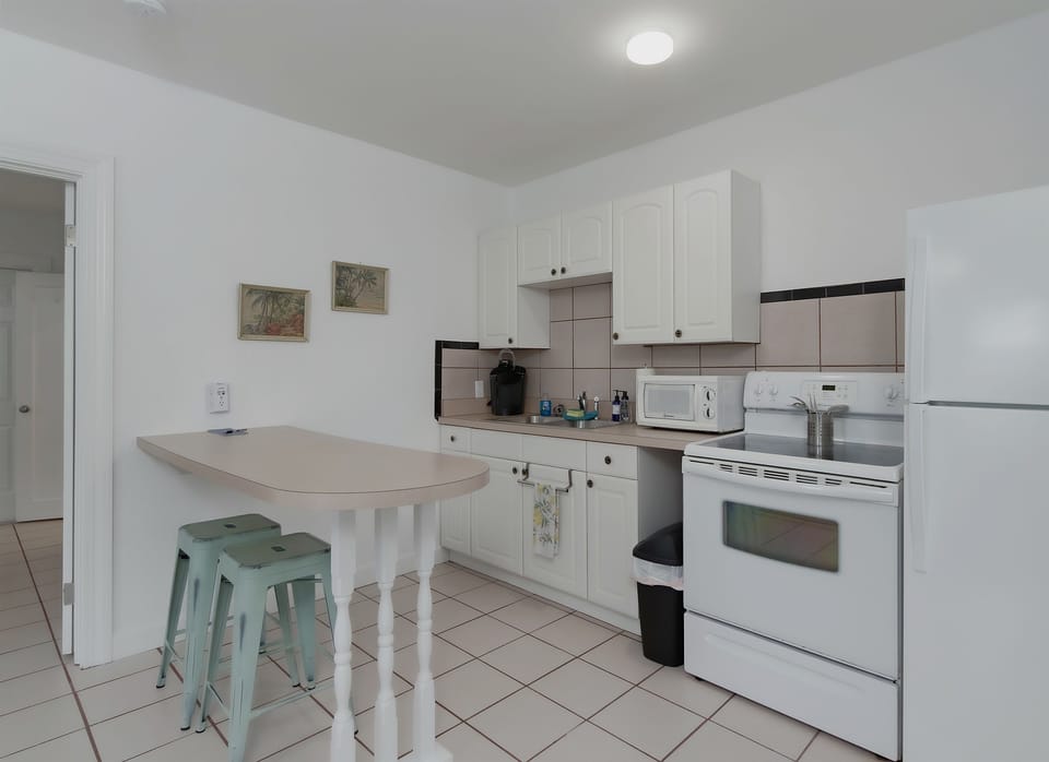 Fully stocked kitchen