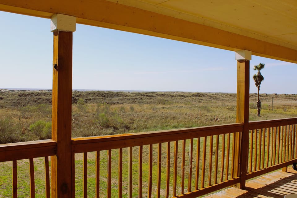 Spectacular Gulf view from the deck.  Beautiful!