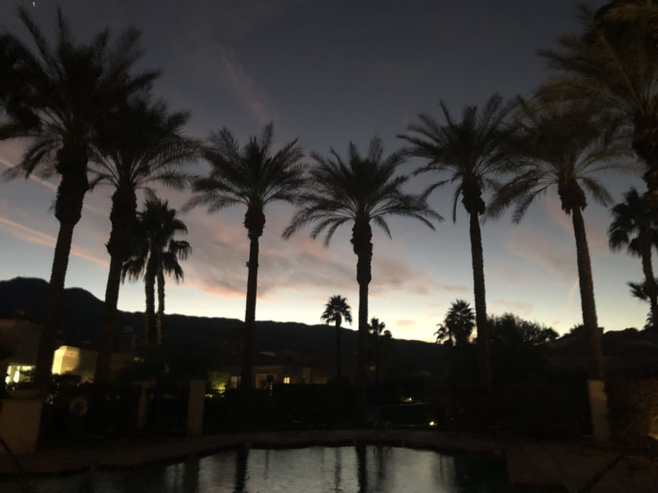 Night View Back of Property
