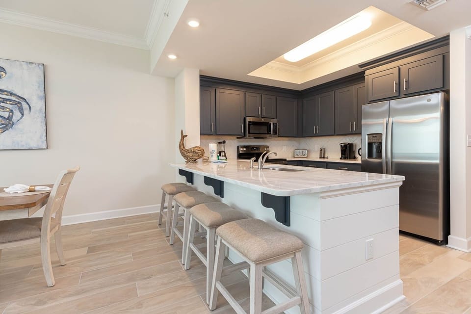 Condo, 2 Bedrooms | Private kitchen | Coffee/tea maker, fridge, oven