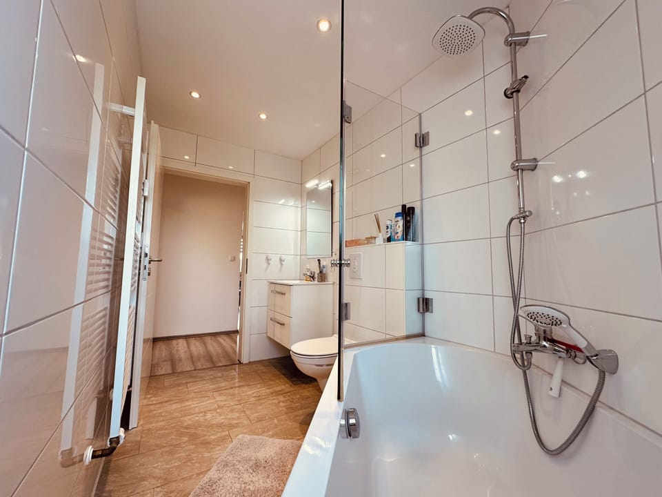 Bathroom, bathtub, shower