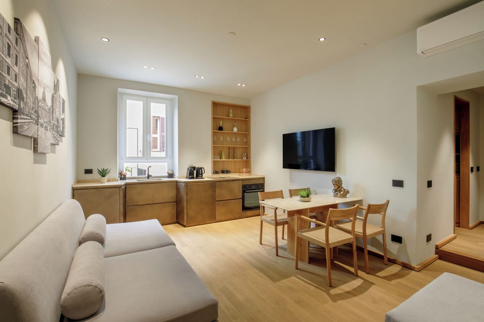 Apartment | Living area | 50-inch Smart TV with digital channels