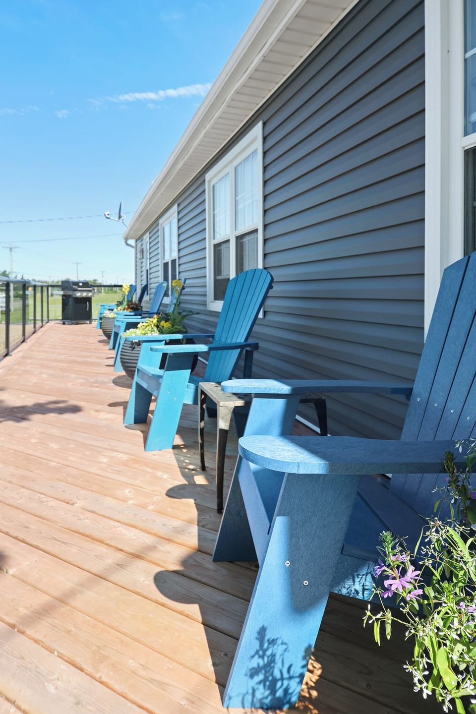 We are all about the ocean view BBQ'ing