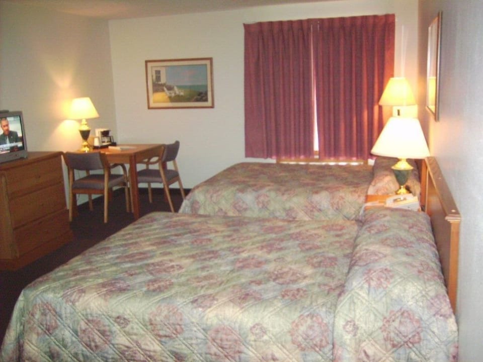 Standard Double Room, 2 Queen Beds | Desk, iron/ironing board, cribs/infant beds, bed sheets