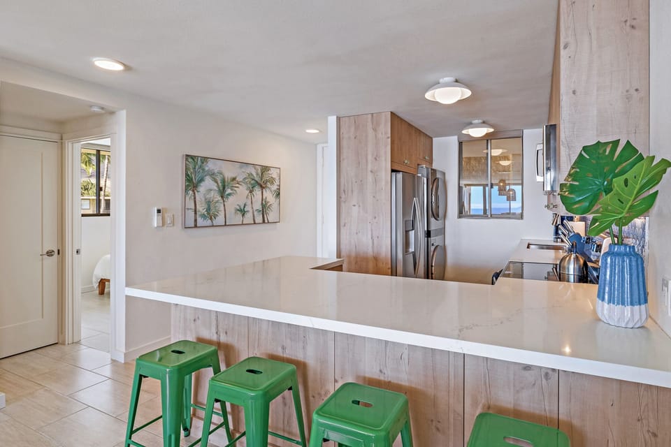 Large open kitchen.