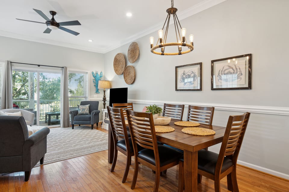 Dining Area & Living Room