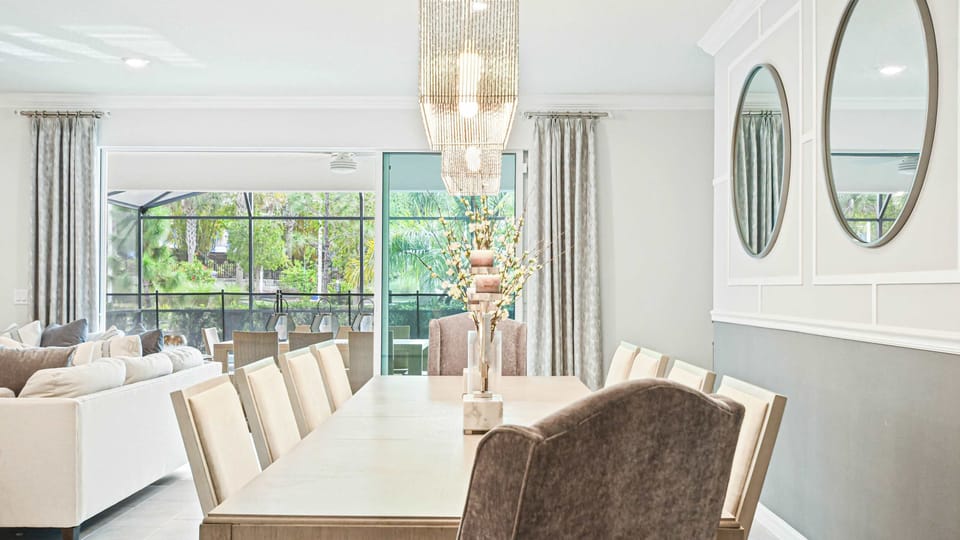 Experience the joy of shared meals in our inviting dining area, providing you with a cozy and welcoming space to gather with loved ones during your stay.