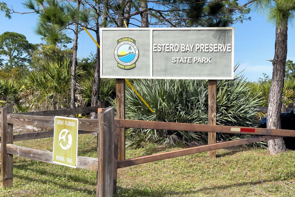 Estero Bay State Parks is only 8 houses down and offers two river trails.