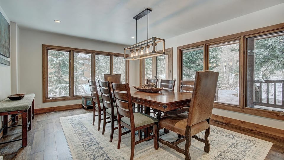 Dining Room with Outside View
