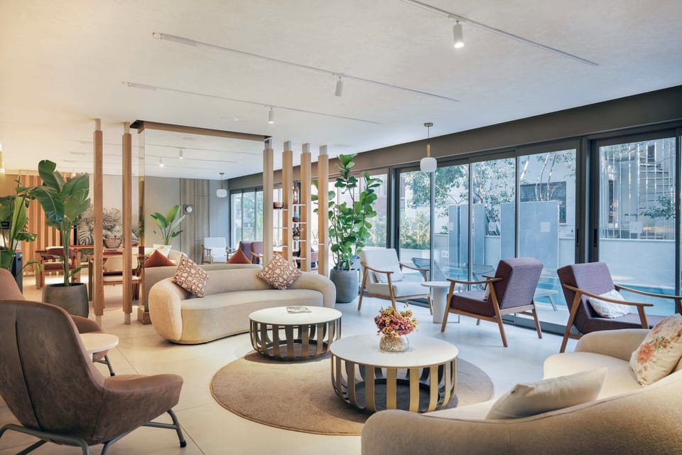 Lobby sitting area