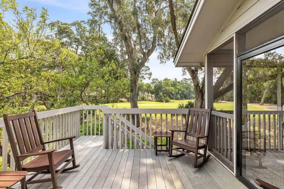 Large Deck with Golf Course Views