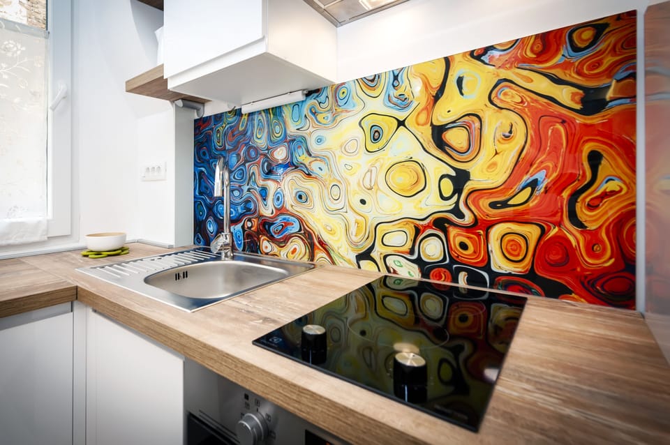 Comfort Apartment, Non Smoking | Private kitchen | Full-size fridge, oven, stovetop, dishwasher