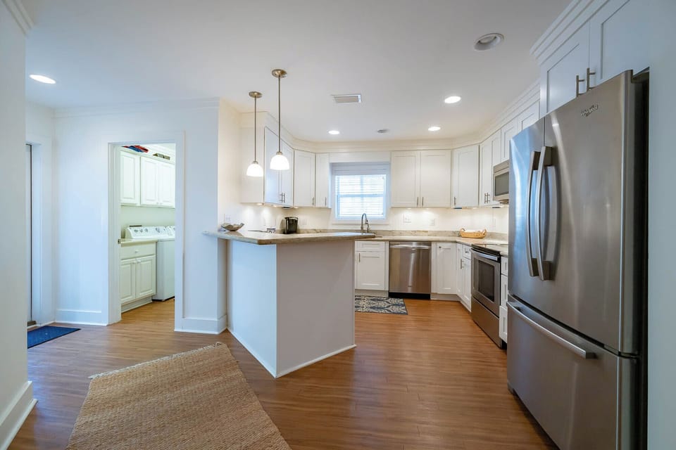 Kitchen, Laundry Room