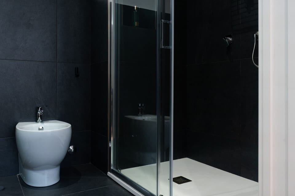 Room | Bathroom | Shower, rainfall showerhead, hair dryer, bidet