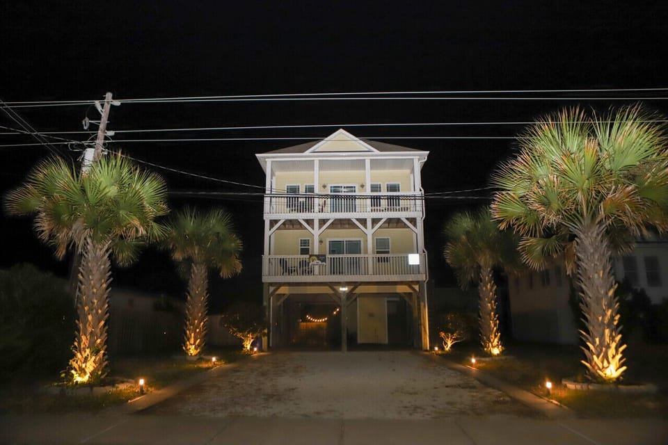 Night View with Landscape Lights