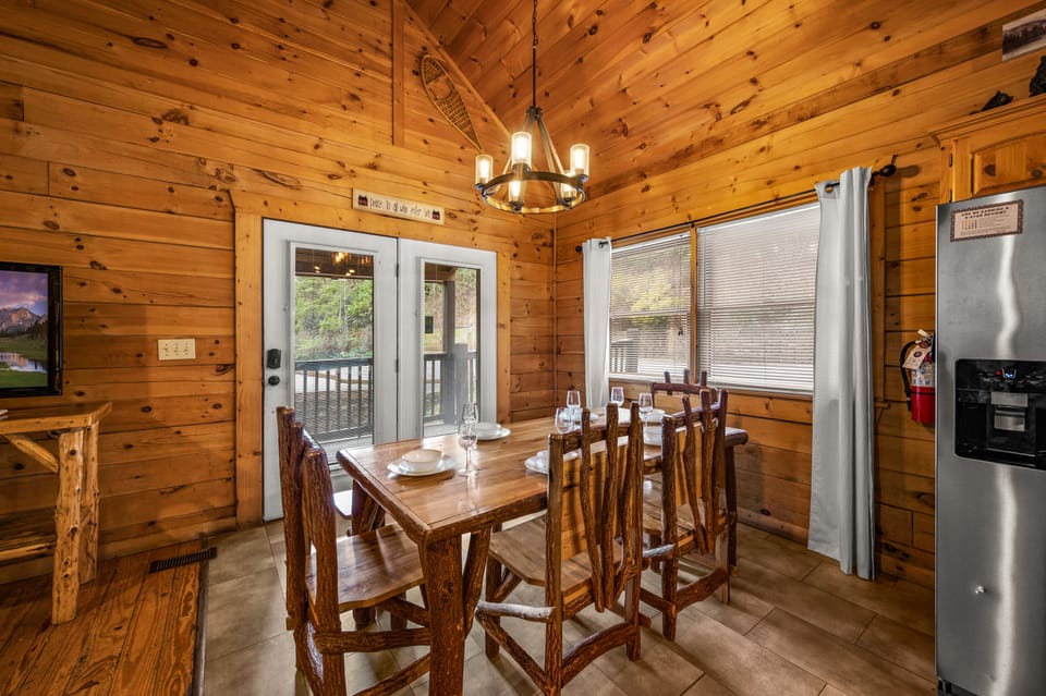 Once you walk in the front door leads into the common space and kitchen.
