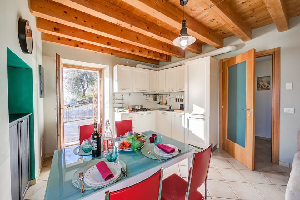 Kitchen and dining area