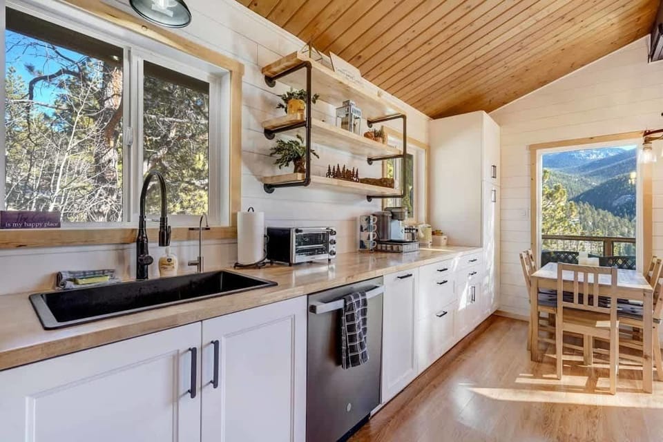 Discover culinary delights in our fully equipped kitchen, poised and ready for your favorite recipes. Unleash your inner chef and savor the joy of home-cooked meals during your stay.
