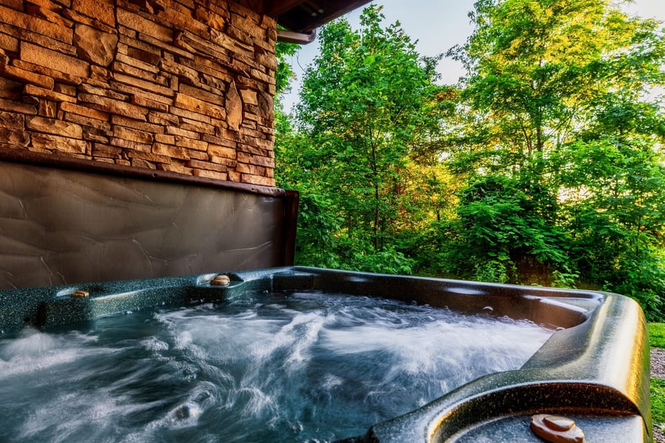 Spend every night soaking in the hot tub