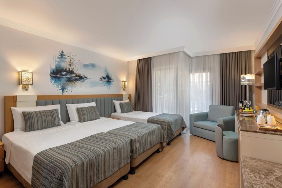 Free minibar, in-room safe, individually decorated