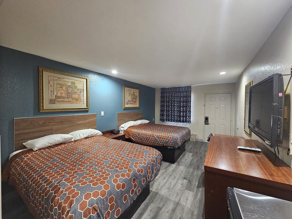 Basic Room, 2 Queen Beds | 1 bedroom, free WiFi, bed sheets