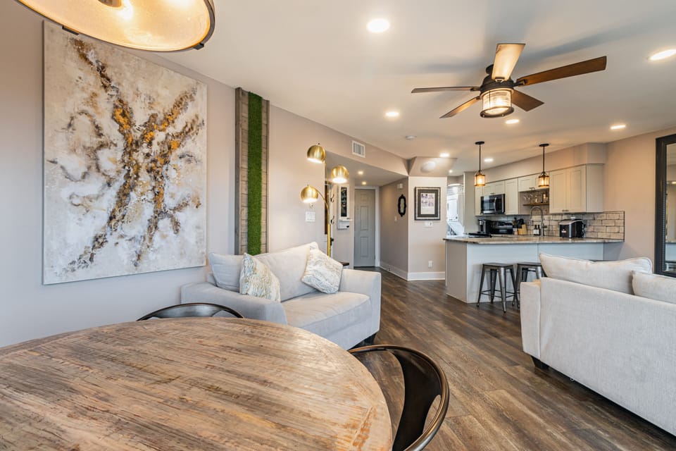 Open floor plan.